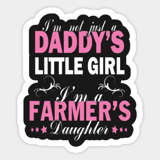 FAther (2) I am a farmer Sticker